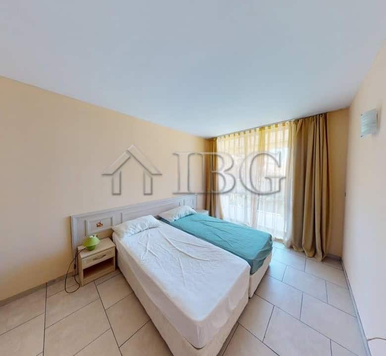 Bright 1-bedroom apartment in Avalon Complex, Sunny Beach, with modern furnishings and balcony views.