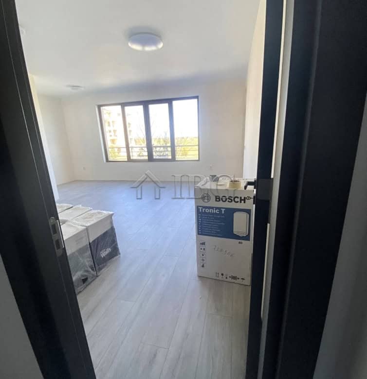 Bright interior of a 1-bedroom apartment at Lighthouse Golf & Spa Resort near Balchik.