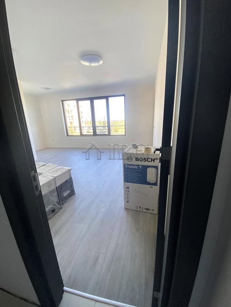 Bright interior of a 1-bedroom apartment at Lighthouse Golf & Spa Resort near Balchik.