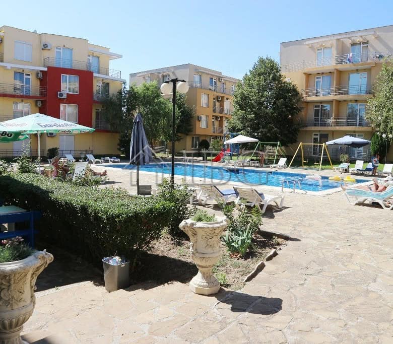 Bright 1-bedroom apartment with pool access close to Sunny Beach. Perfect for relaxing holidays and.