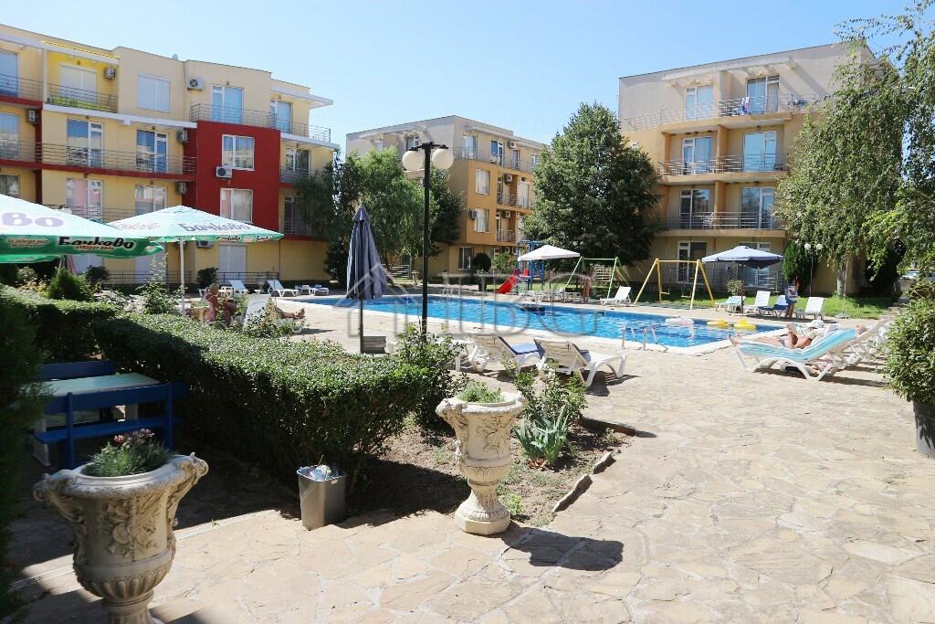 Bright 1-bedroom apartment with pool access close to Sunny Beach. Perfect for relaxing holidays and.
