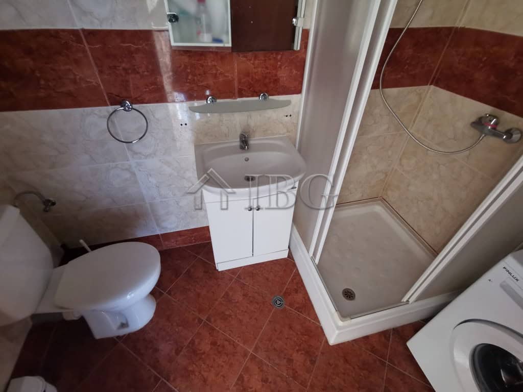 Apartment bathroom with shower in Sveti Vlas.