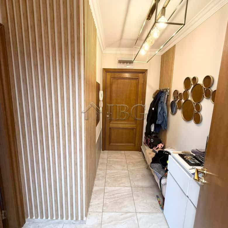 Penthouse hallway with modern decor and stylish wall art in Sveti Vlas.