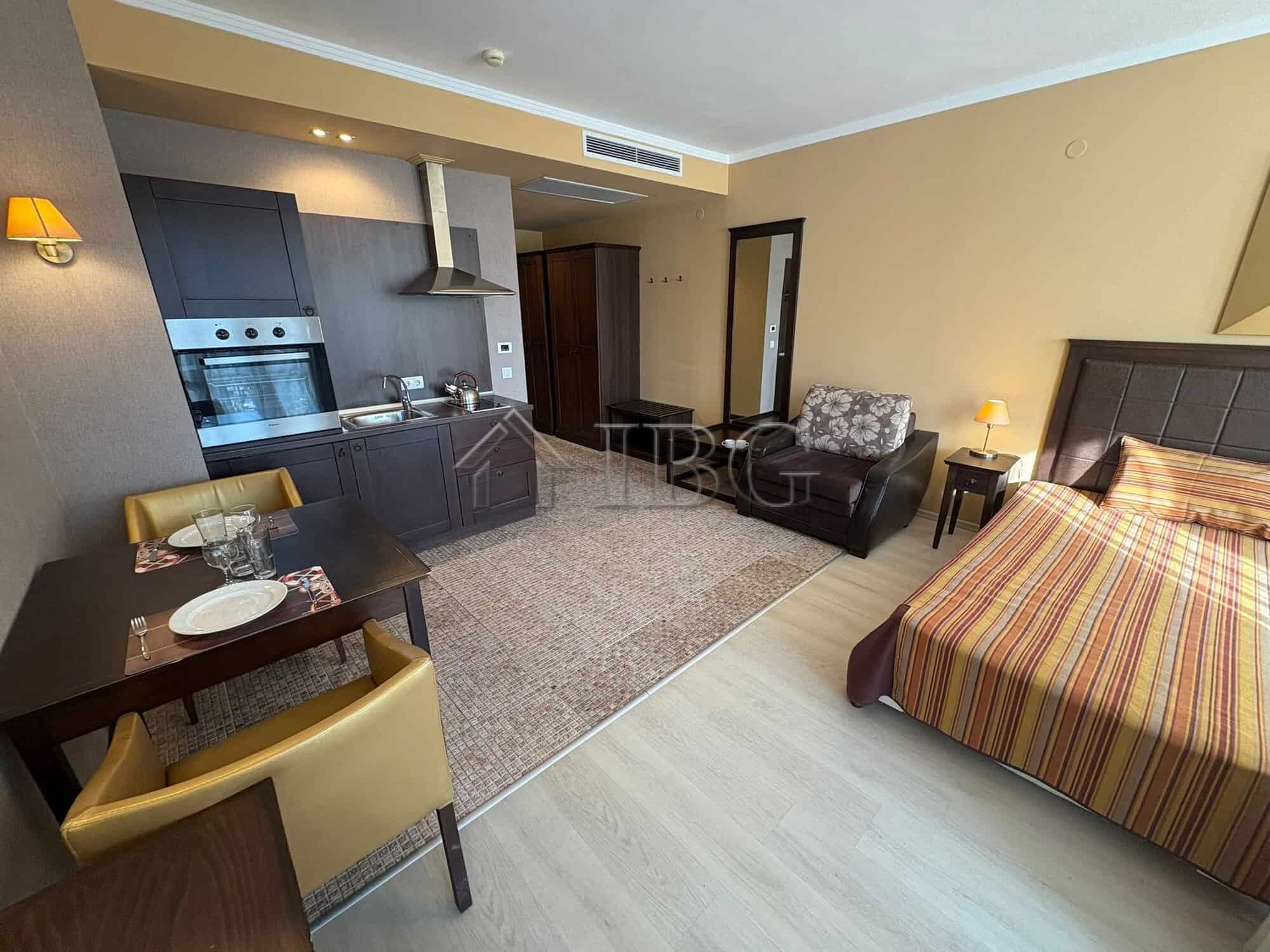 Spacious Studio with Pool View Modern studio apartment with pool view at Royal Beach Barceló, Sunny Beach.