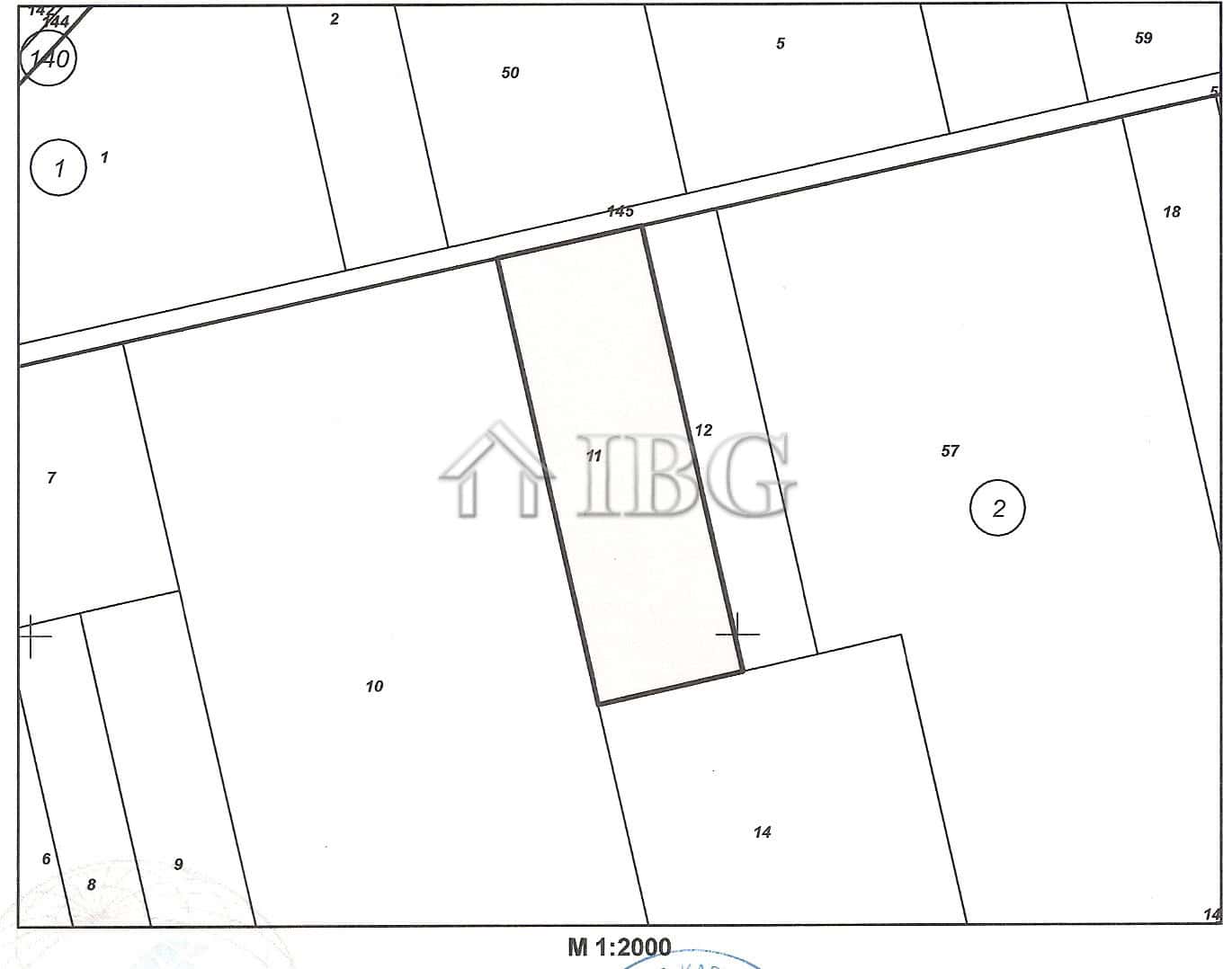 Industrial / Logistics Land for Sale near Plovdiv on E-80 Road.