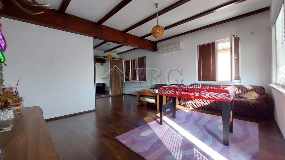 Interior view of a family house in Burgas Meden Rudnik with living area and dining space.