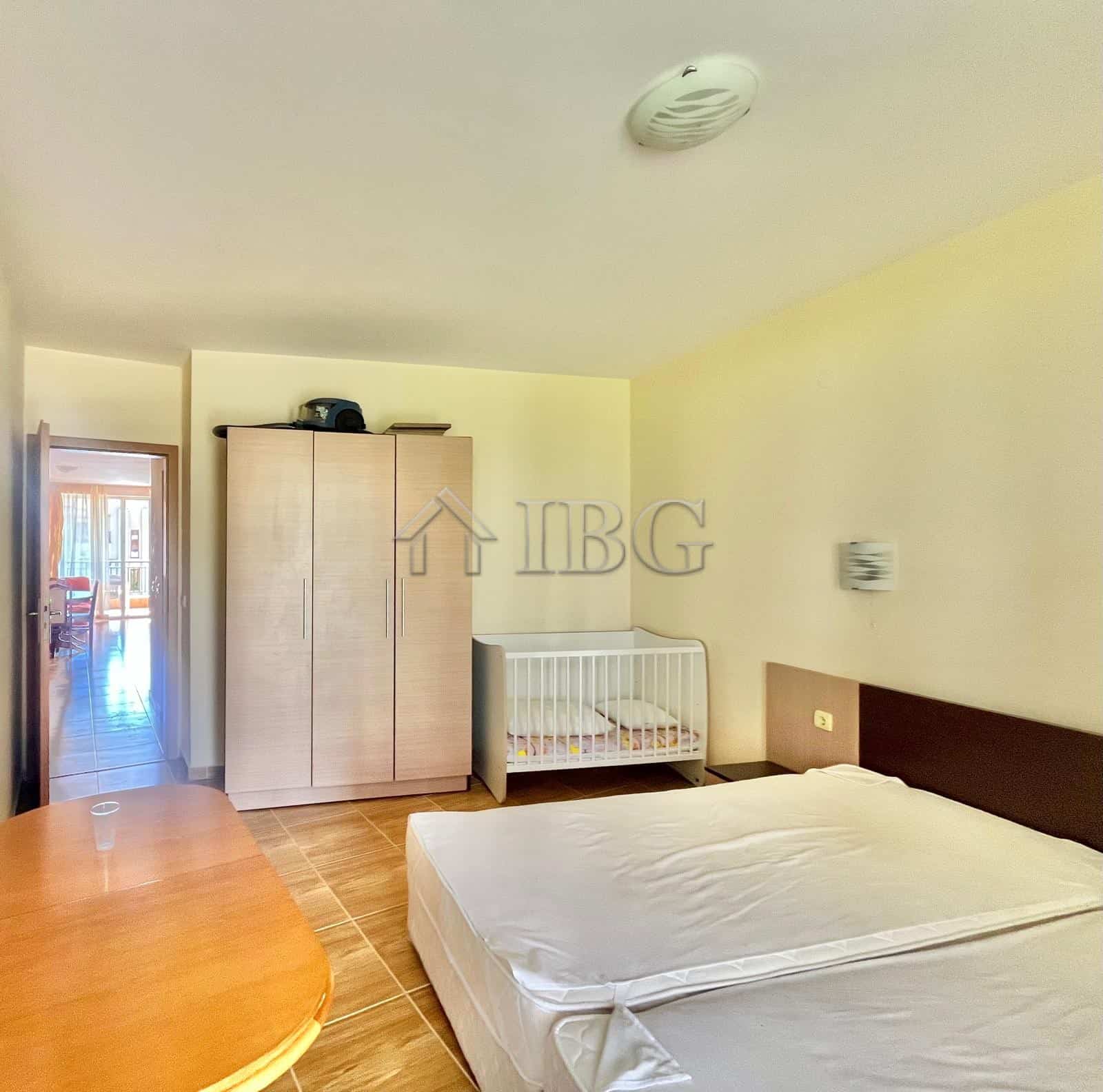 Bright interior of a 2-bedroom apartment in Panorama Dreams, Sveti Vlas, Bulgaria.