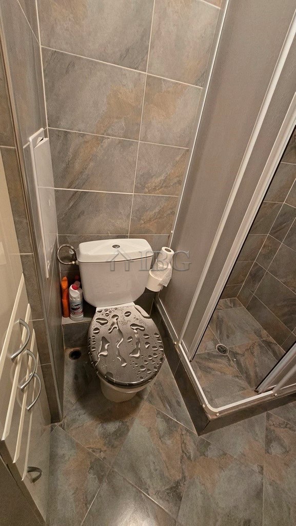 Compact bathroom in a two-bedroom apartment at Elite 4, Sunny Beach.