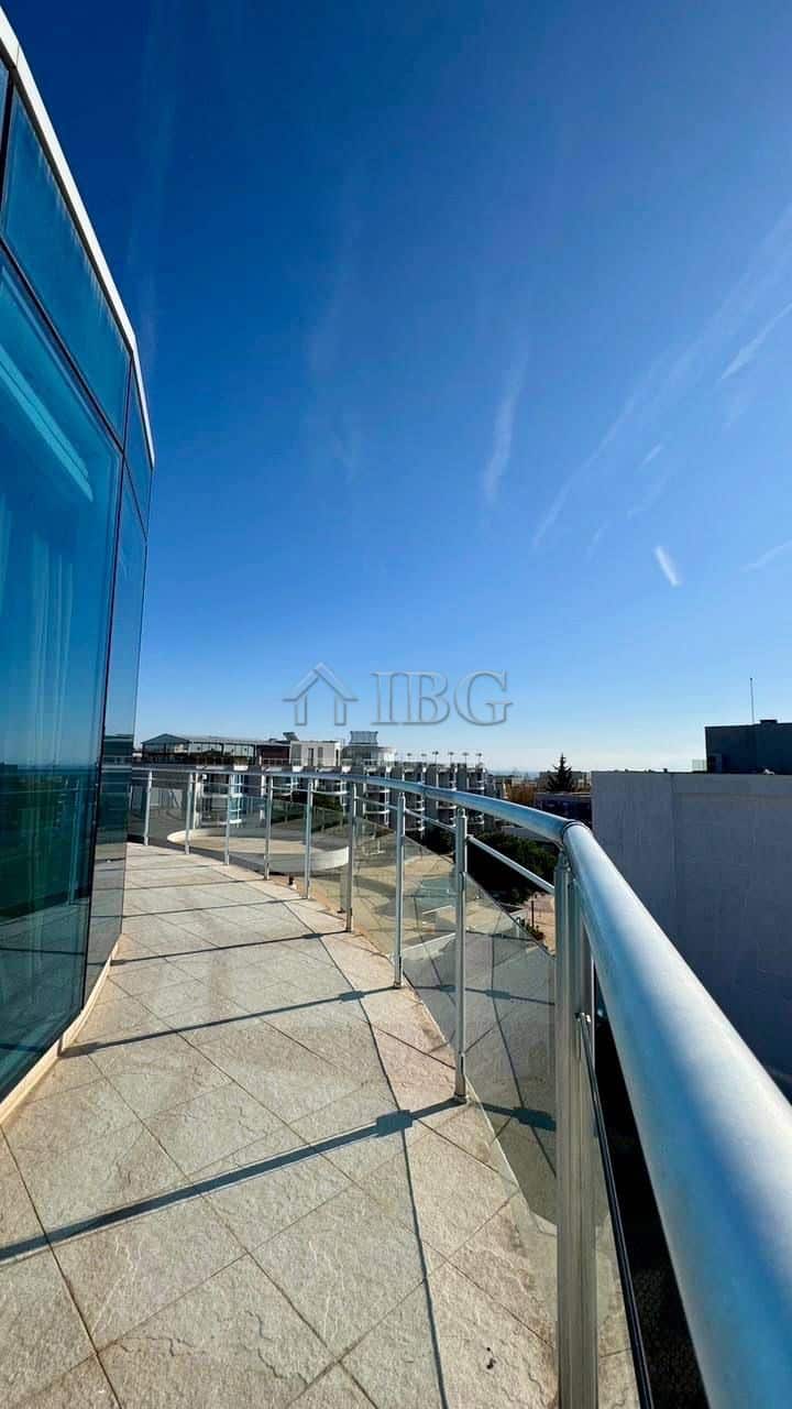 Balcony overlooking the sea and pool at Atlantis Resort & Spa, Sarafovo, Burgas.