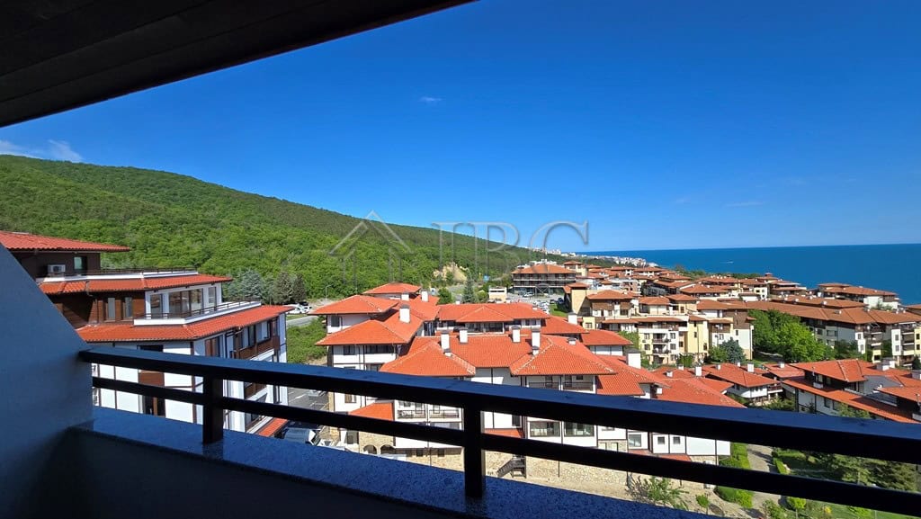 Stunning view from a two-bedroom apartment in Etara 4 Complex, Sveti Vlas, overlooking the sea and l.