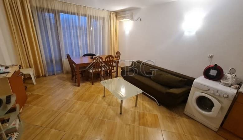 Spacious two-bedroom apartment in Sunny Beach with modern furnishings and sea views.