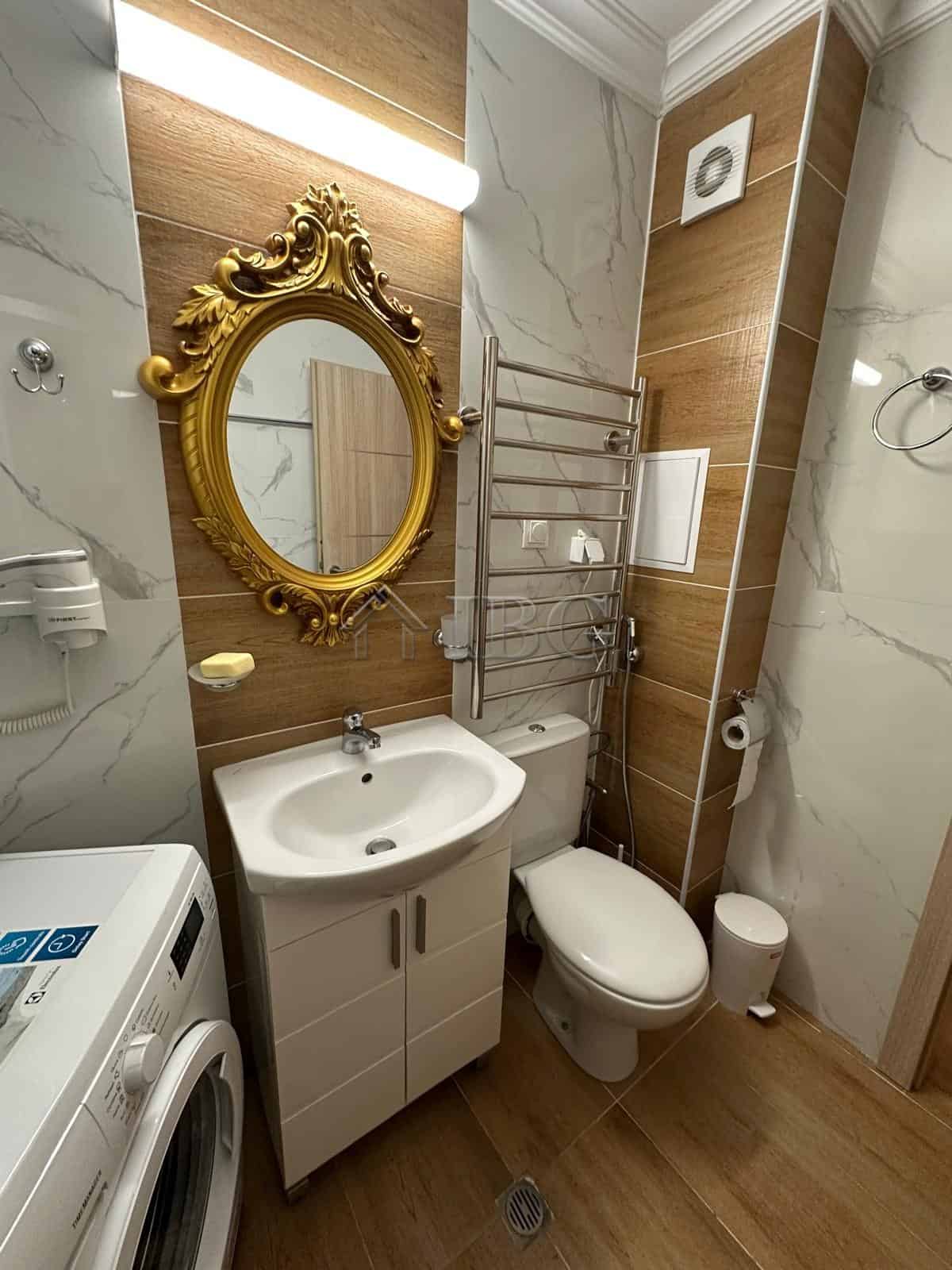 Stylish 1-Bedroom Apartment Bathroom | Sunny Beach.