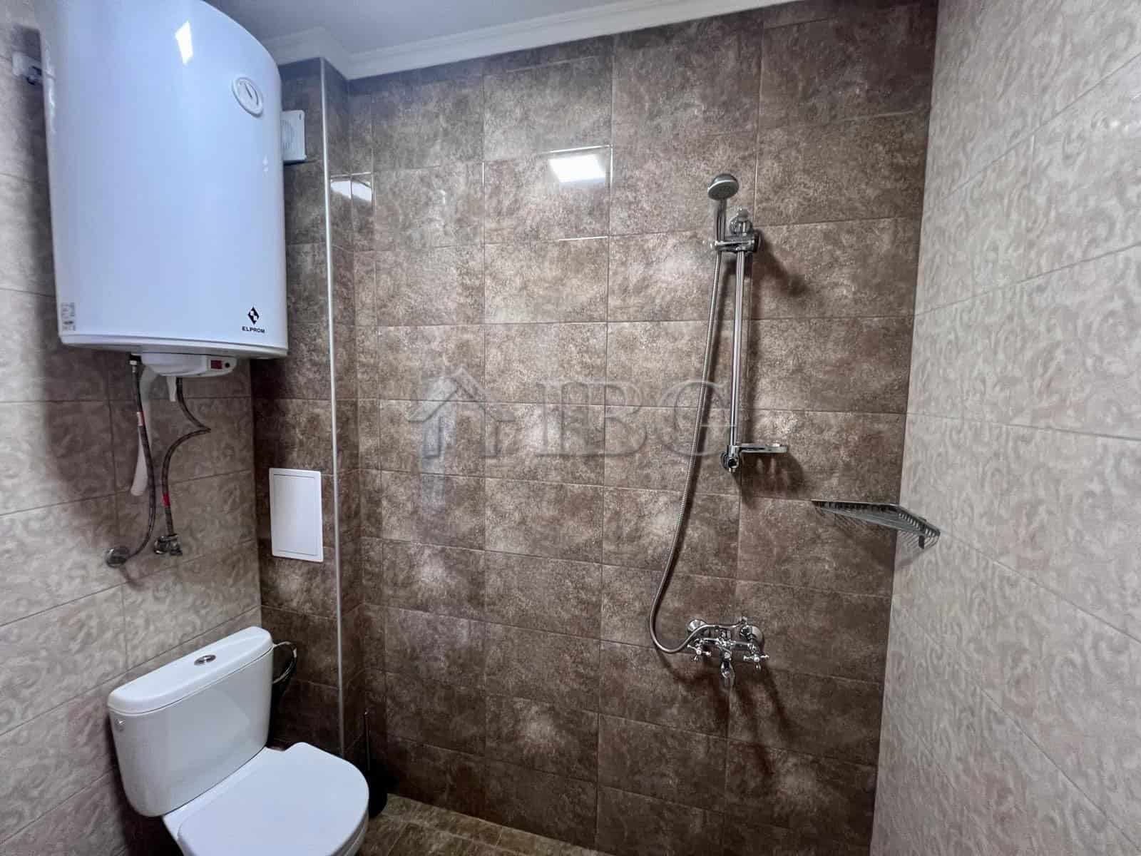 Furnished studio apartment with modern bathroom in Magnolia Residence 5, Sunny Beach, ideal for inve.