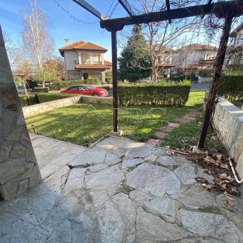 Private yard with stone paving and garden area in Vineyards Resort, Aheloy.