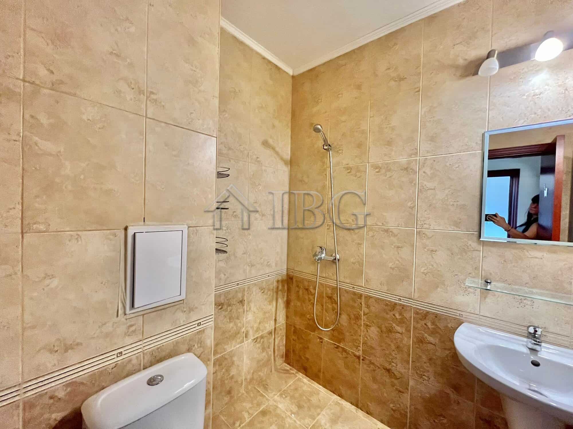Bright bathroom with modern fixtures in Apollon 4, Ravda.