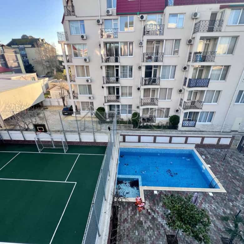 Furnished studio apartment with pool view at Magnolia Residence 5 in Sunny Beach. Perfect for invest.
