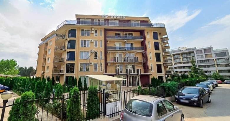Modern studio apartment for sale at VIP Vision in Sunny Beach, offering comfortable living near the.