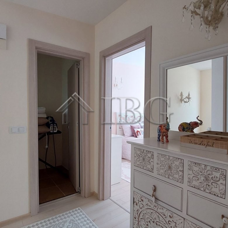 Elegant two-storey townhouse in Sarafovo, featuring modern interiors and spacious living areas.