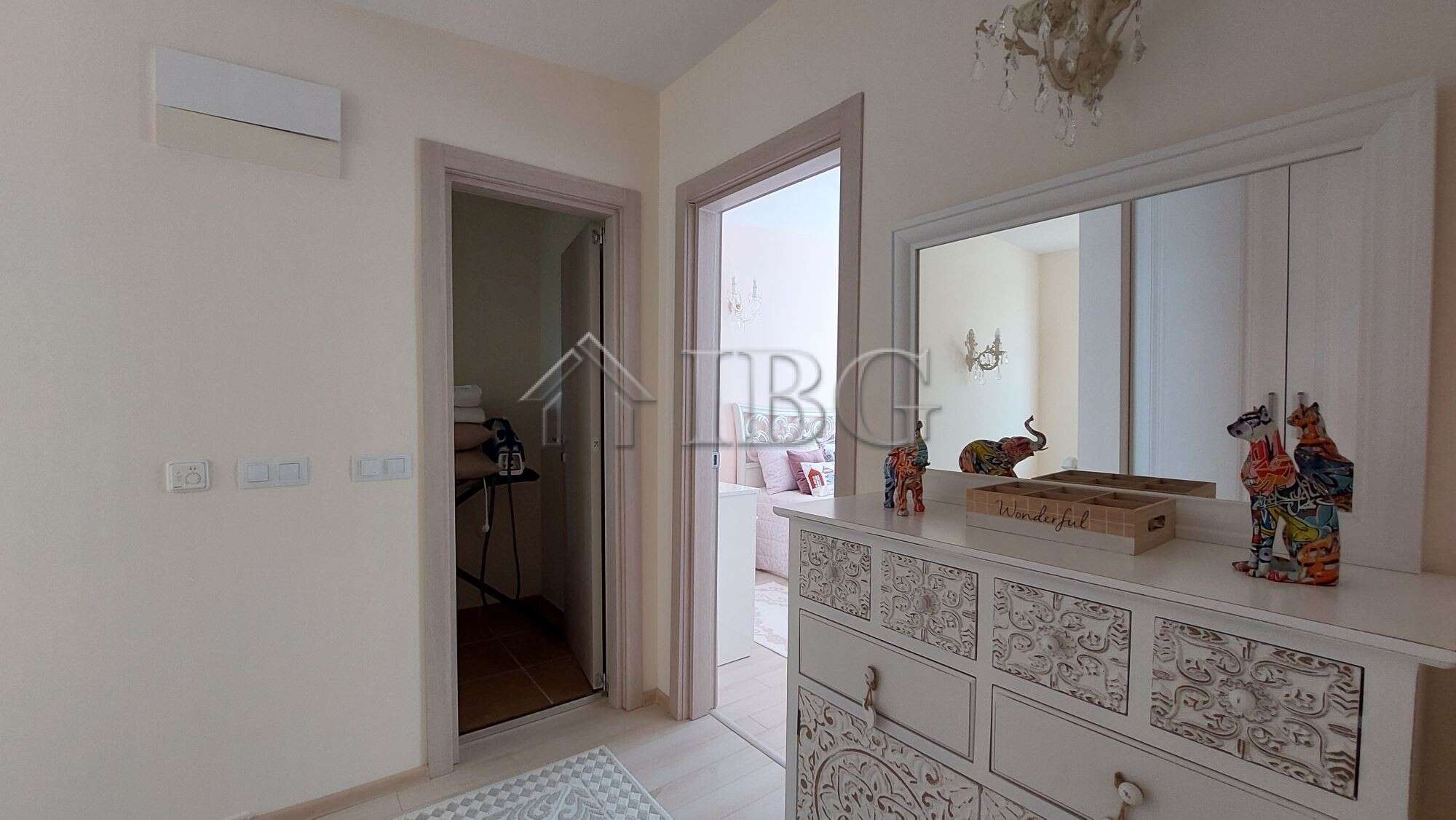 Elegant two-storey townhouse in Sarafovo, featuring modern interiors and spacious living areas.