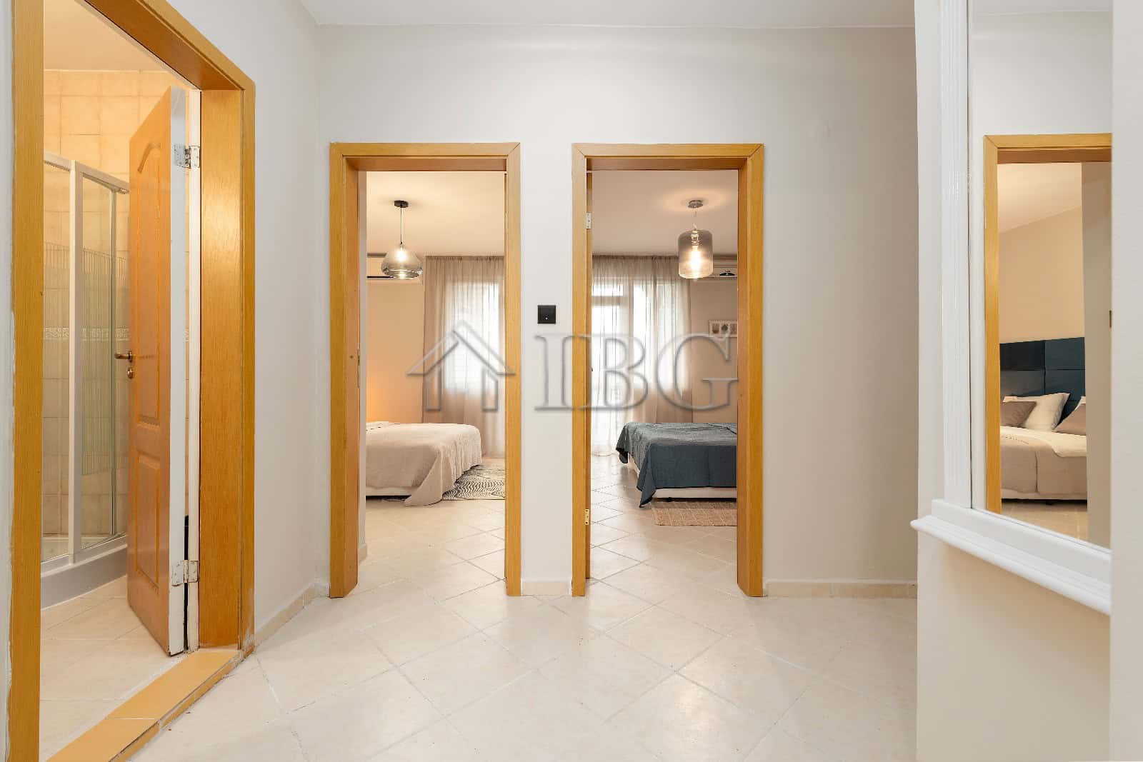 Modern renovated 2-bedroom apartment with pool view in Sunny Beach.