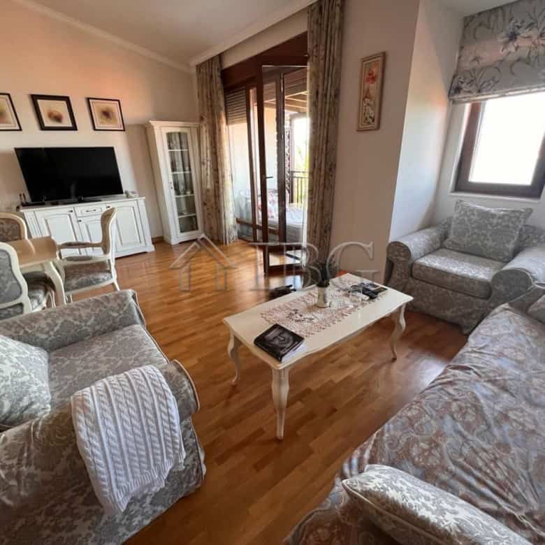 Elegant living room with panoramic sea views in Santa Marina, Sozopol.