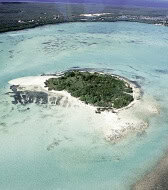 Beautiful aerial view of two land plots on Little Cayman, Cayman Islands, ideal for investment or de.
