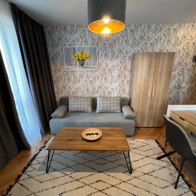 Bright interior of a studio apartment in Ipanema Beach Complex, Saint Vlas, featuring modern decor a.