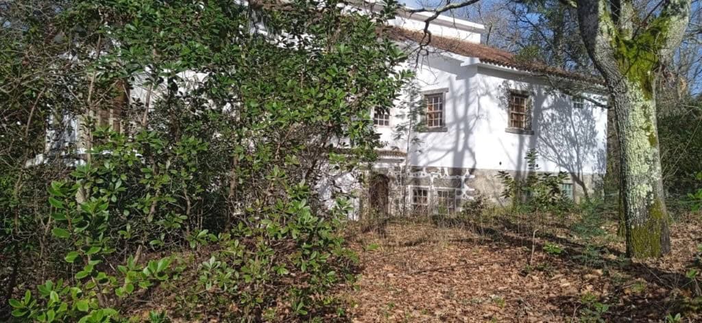 Farm Estate in Santa Comba Dao, Portugal Farm estate with traditional house surrounded by lush greenery in Santa Comba Dao, Viseu, Portugal.