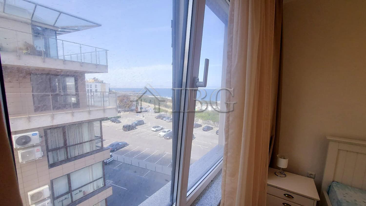 Bright 2-bedroom apartment with sea view, balcony, and modern interior in Pomorie.