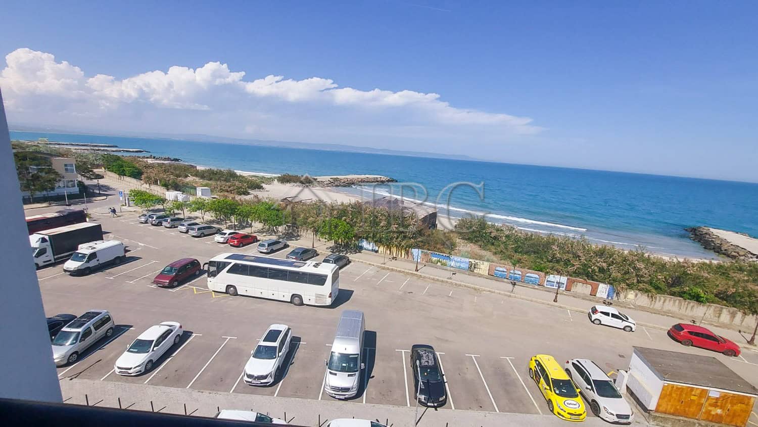 Modern 2-bedroom apartment overlooking the sea in Pomorie, Bulgaria.