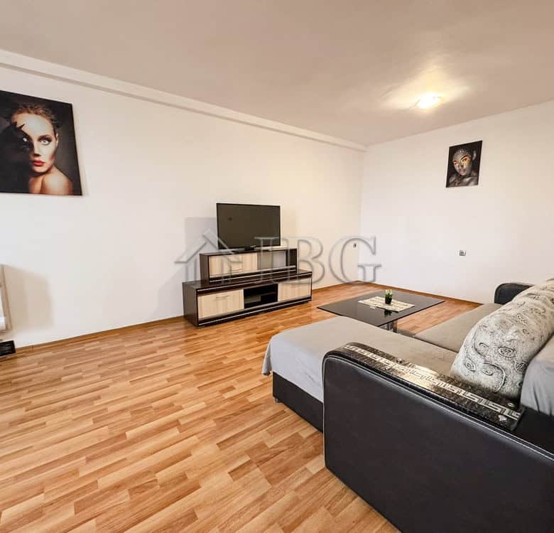 Bright 2-bedroom apartment in Druzhba 2, Ruse, with modern furnishings and ample living space.