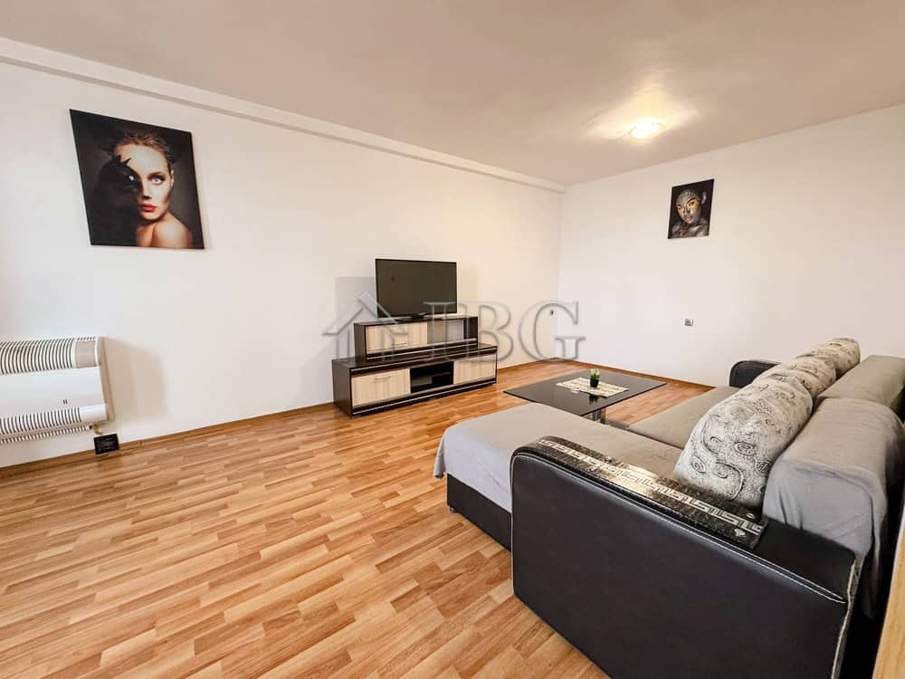 Bright 2-bedroom apartment in Druzhba 2, Ruse, with modern furnishings and ample living space.