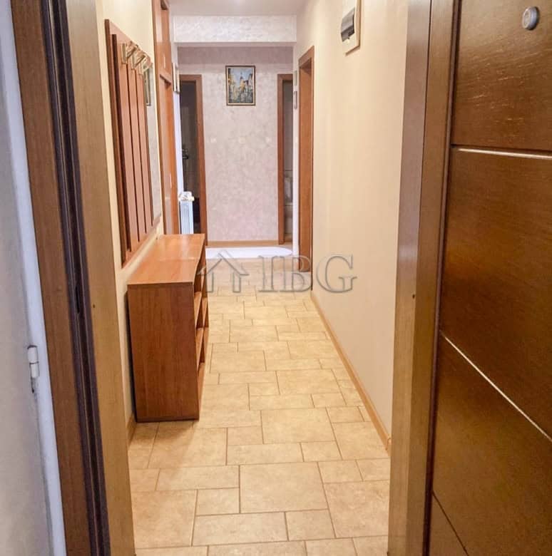 Interior view of a hallway in a two-bedroom apartment near Ruse city center.