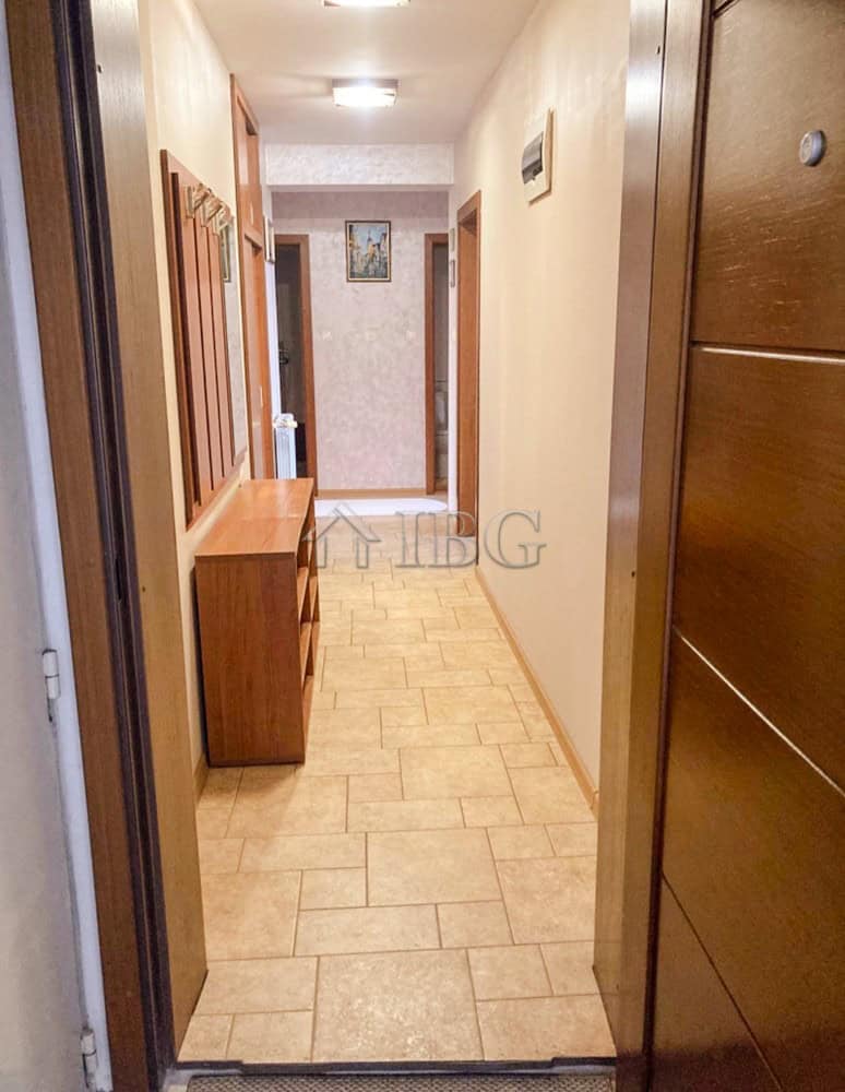 Cozy Apartment Hallway in Ruse Interior view of a hallway in a two-bedroom apartment near Ruse city center.
