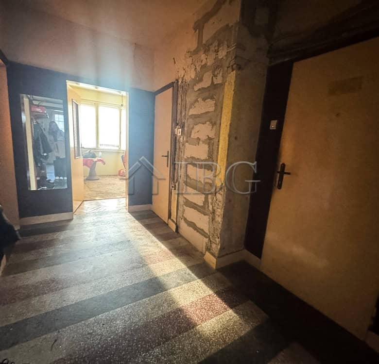 Bright interior of a 2-bedroom apartment near Svoboda Square in Ruse, Bulgaria.