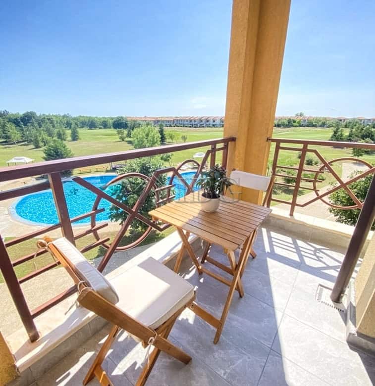 Modern 2-bedroom apartment overlooking the pool at Lighthouse Golf & Spa Resort. Perfect for relaxin.