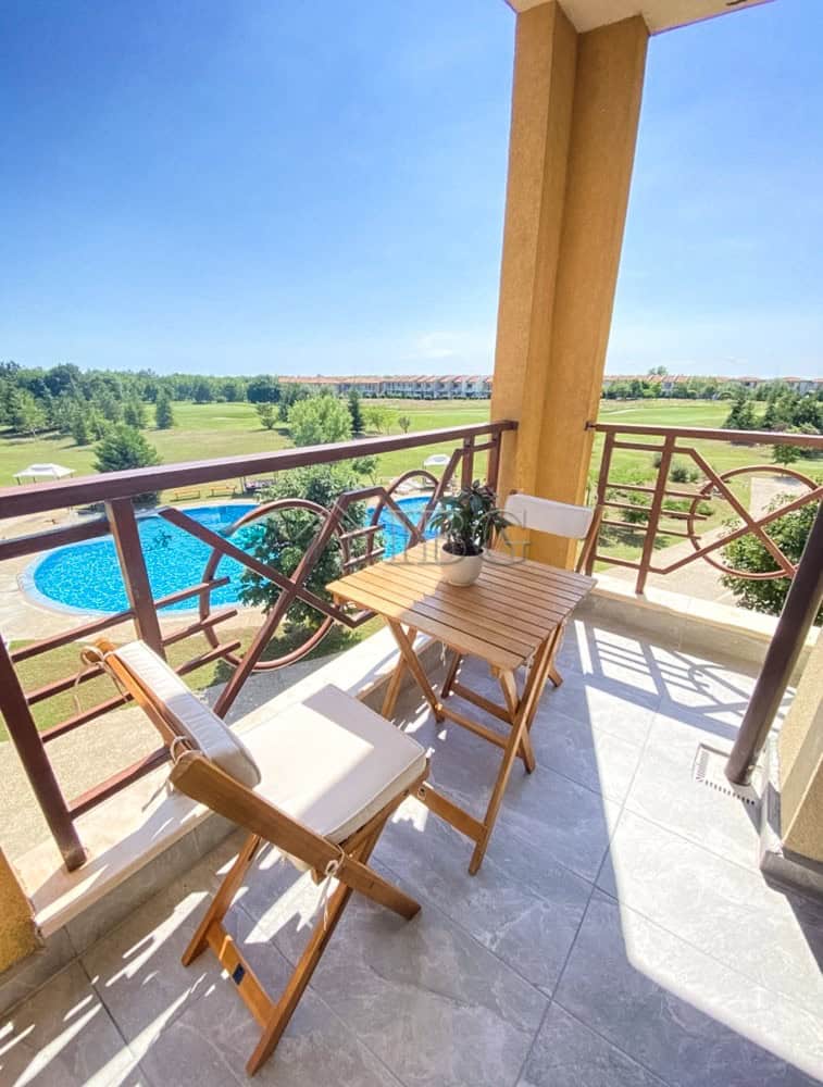Modern 2-bedroom apartment overlooking the pool at Lighthouse Golf & Spa Resort. Perfect for relaxin.