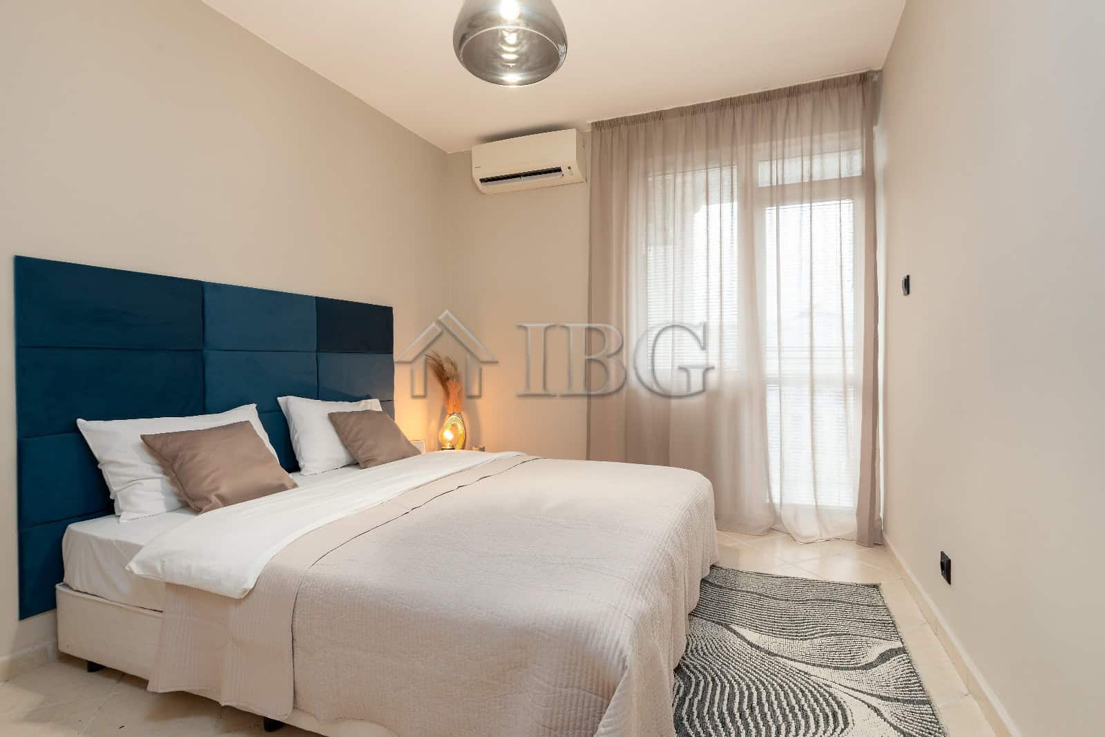 Spacious renovated 2-bedroom apartment with pool view in Sunny Beach, perfect for relaxing holidays.