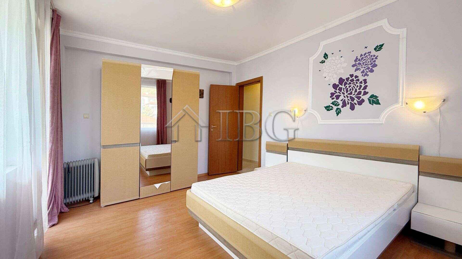 Sea view bedroom in Vista Residence, Sveti Vlas.