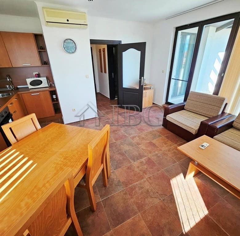 Bright 1-bedroom apartment with modern furnishings in Bay View Villas, Sunny Beach. Perfect for rela.
