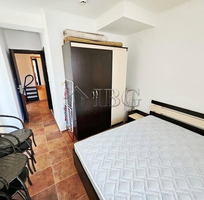 Cozy 1-bedroom apartment in Bay View Villas, Sunny Beach, with modern furnishings and sea views.