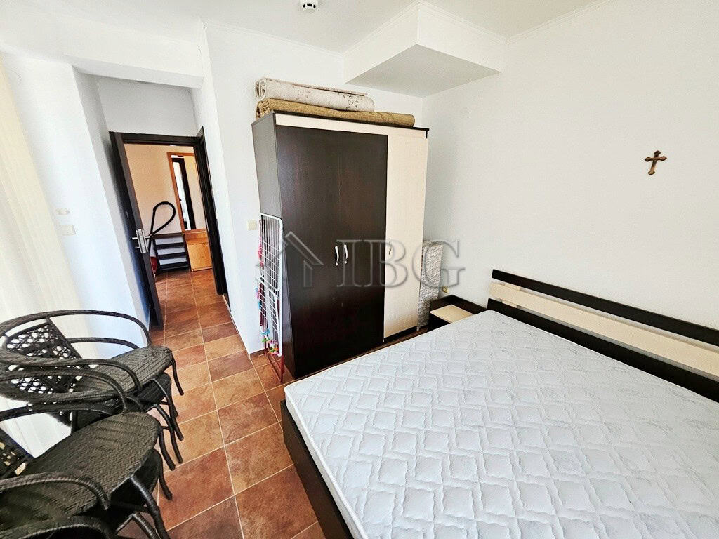 Cozy 1-bedroom apartment in Bay View Villas, Sunny Beach, with modern furnishings and sea views.