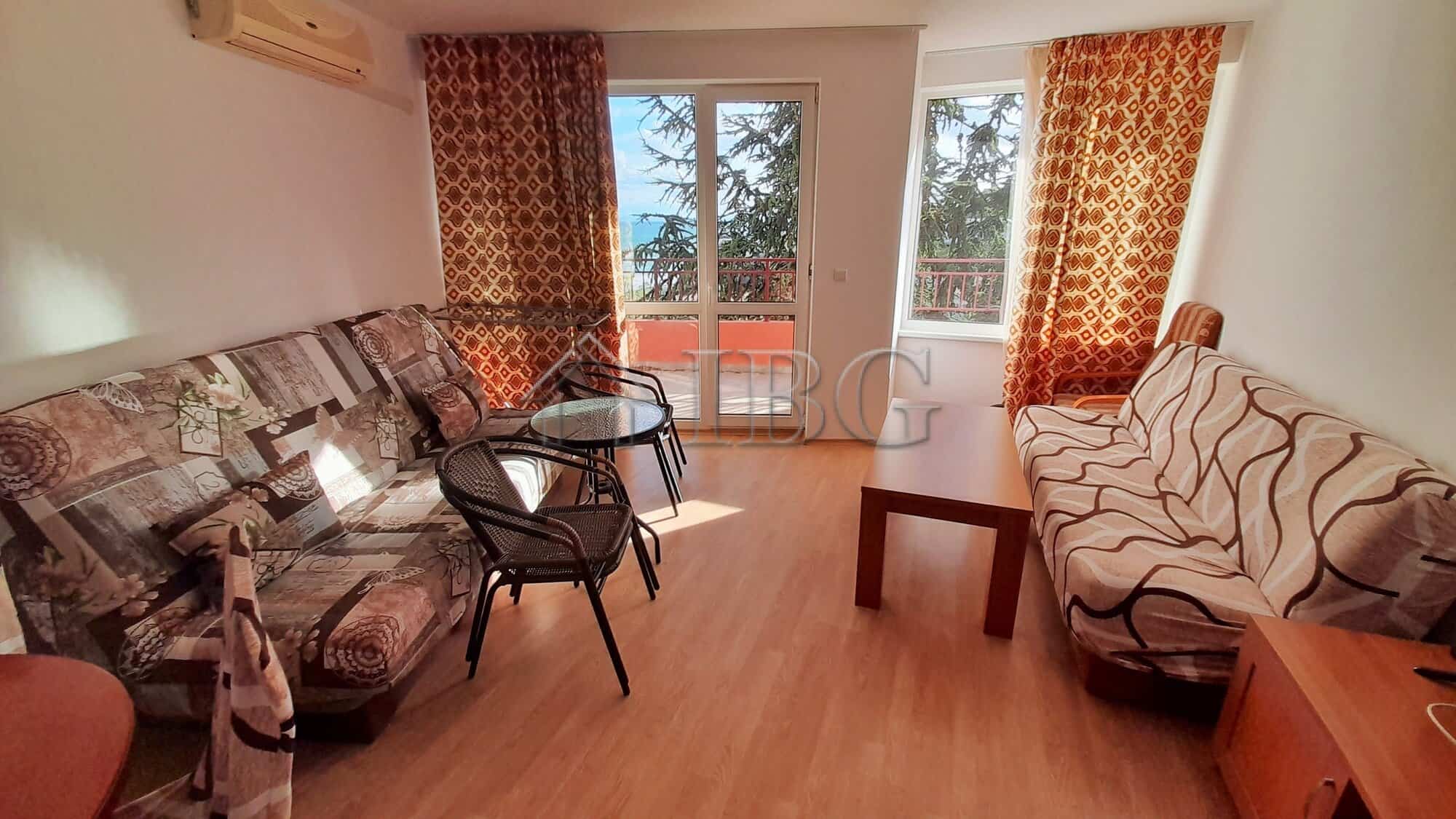 One-bedroom apartment with sea view at Riviera Fort Beach, Ravda.