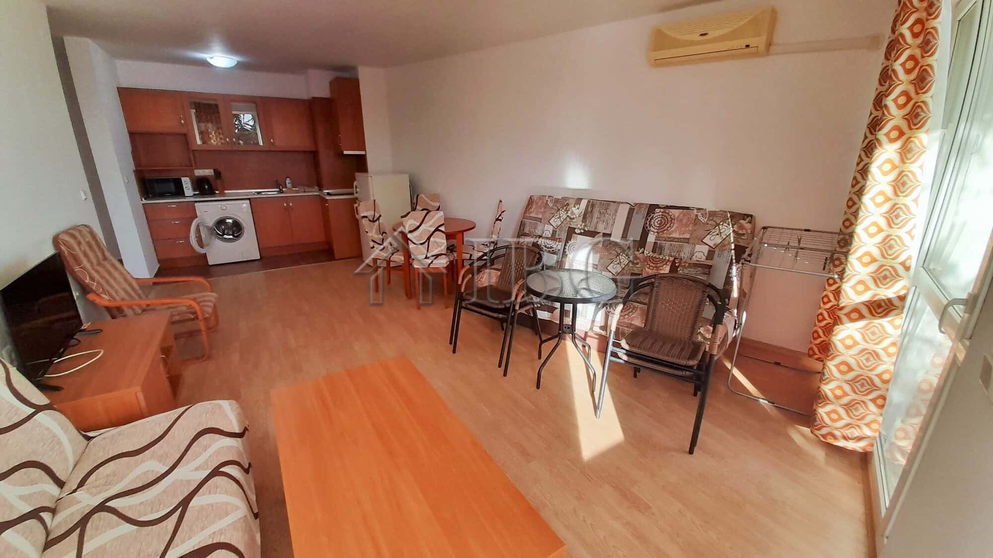One-bedroom apartment with sea view at Riviera Fort Beach, Ravda, Bulgaria.