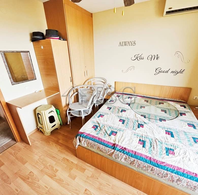 Bright 2-bedroom apartment at Sunny Beach with cozy decor and modern amenities.