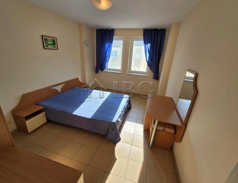 Interior of a 1-bedroom apartment with pool view in Sea Dreams Complex, Sunny Beach.
