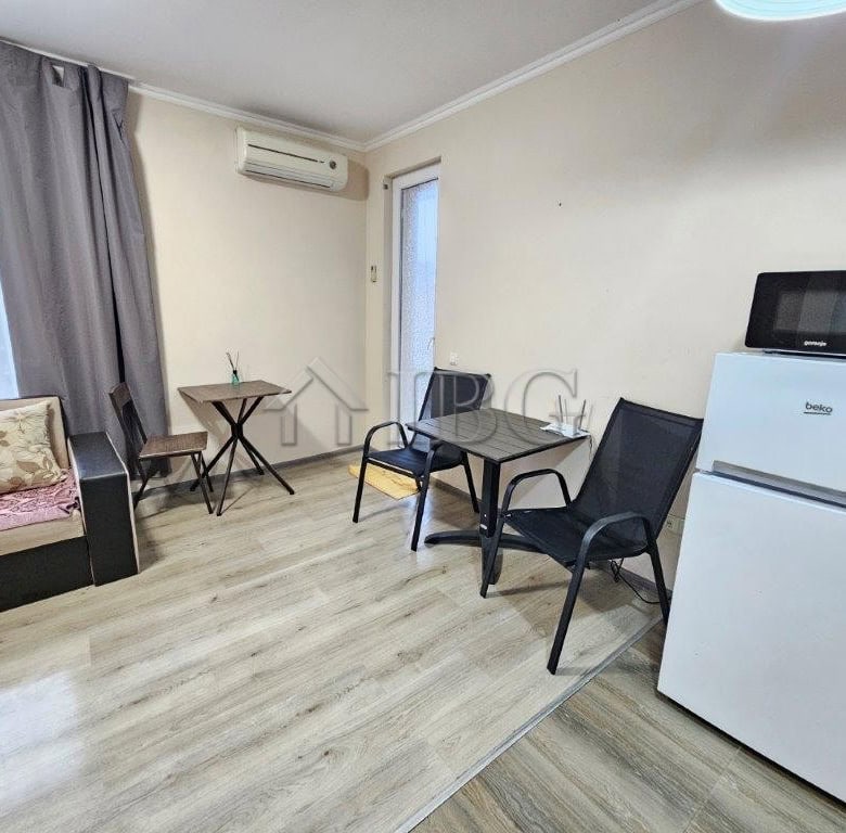 Compact studio apartment with modern furnishings in Sunny Beach.