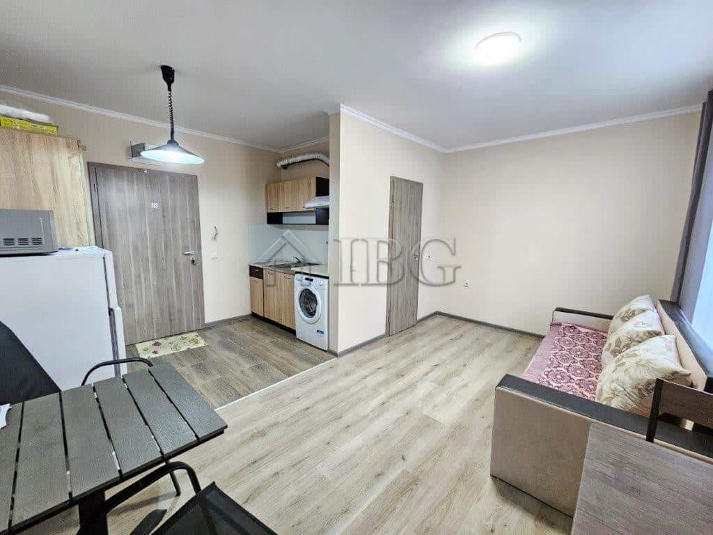 Bright studio apartment for sale in Sunny Beach, perfect for investment or personal use. Modern inte.