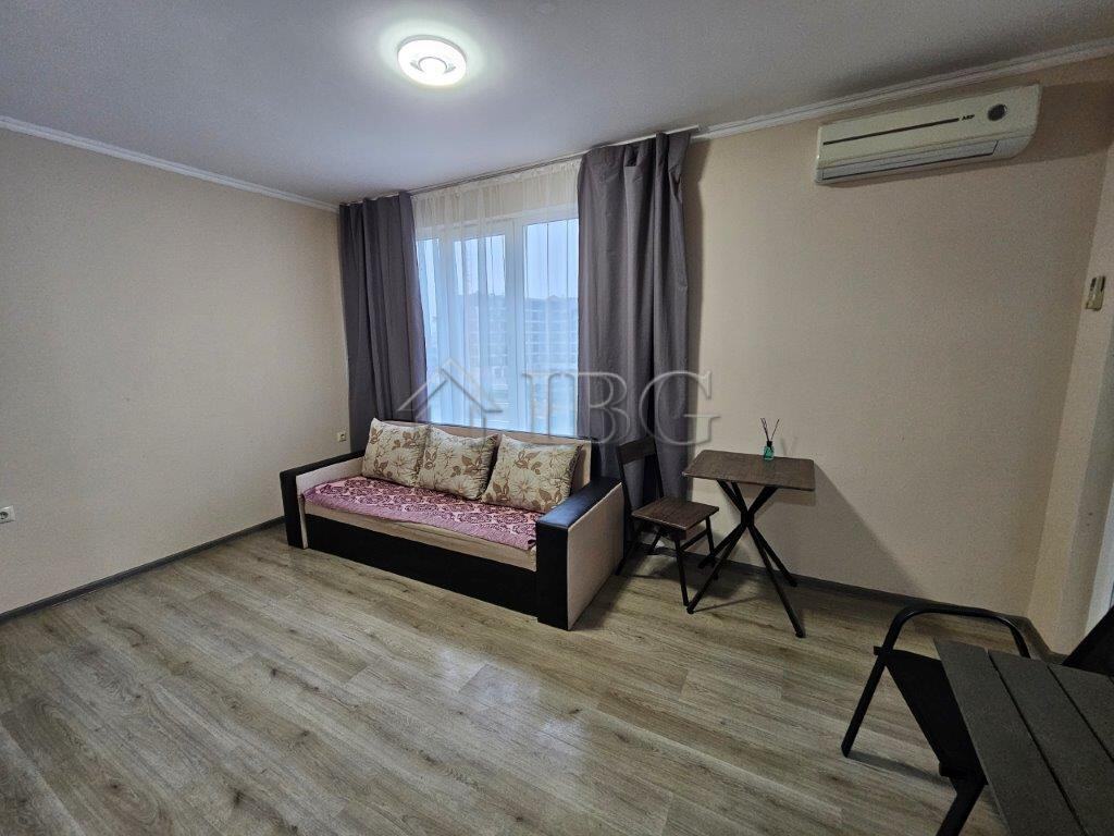 Bright studio apartment with modern furnishings in Sunny Beach, perfect for comfortable living or in.