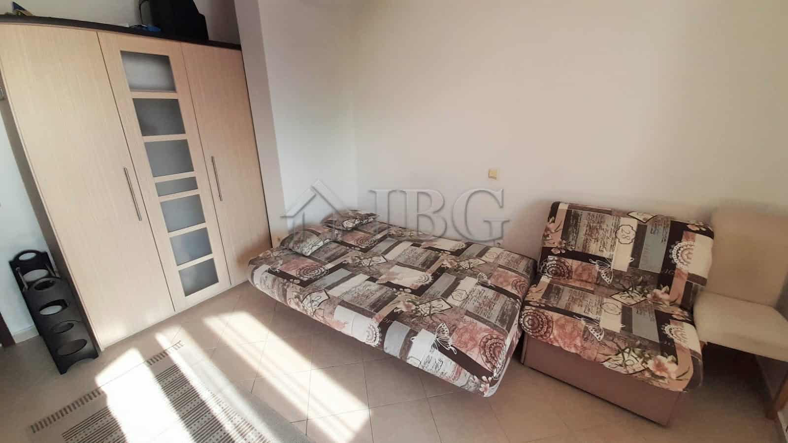 Modern studio apartment with balcony in Sunny Beach, perfect for holiday or investment.